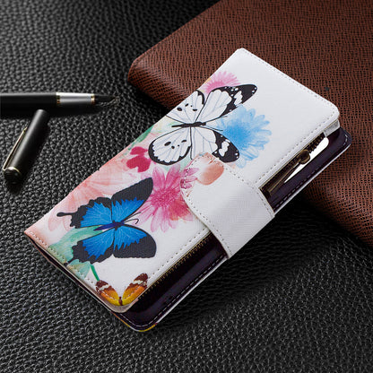 BF03 Pattern Printing Zipper Wallet Leather Phone Case for Oppo Find X2 Lite