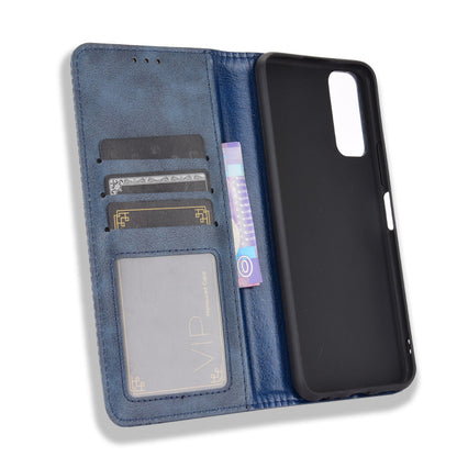 Retro Style PU Leather Stand Wallet Phone Casing for vivo Y20/Y20i