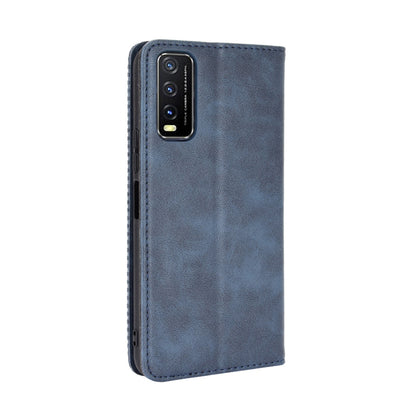 Retro Style PU Leather Stand Wallet Phone Casing for vivo Y20/Y20i