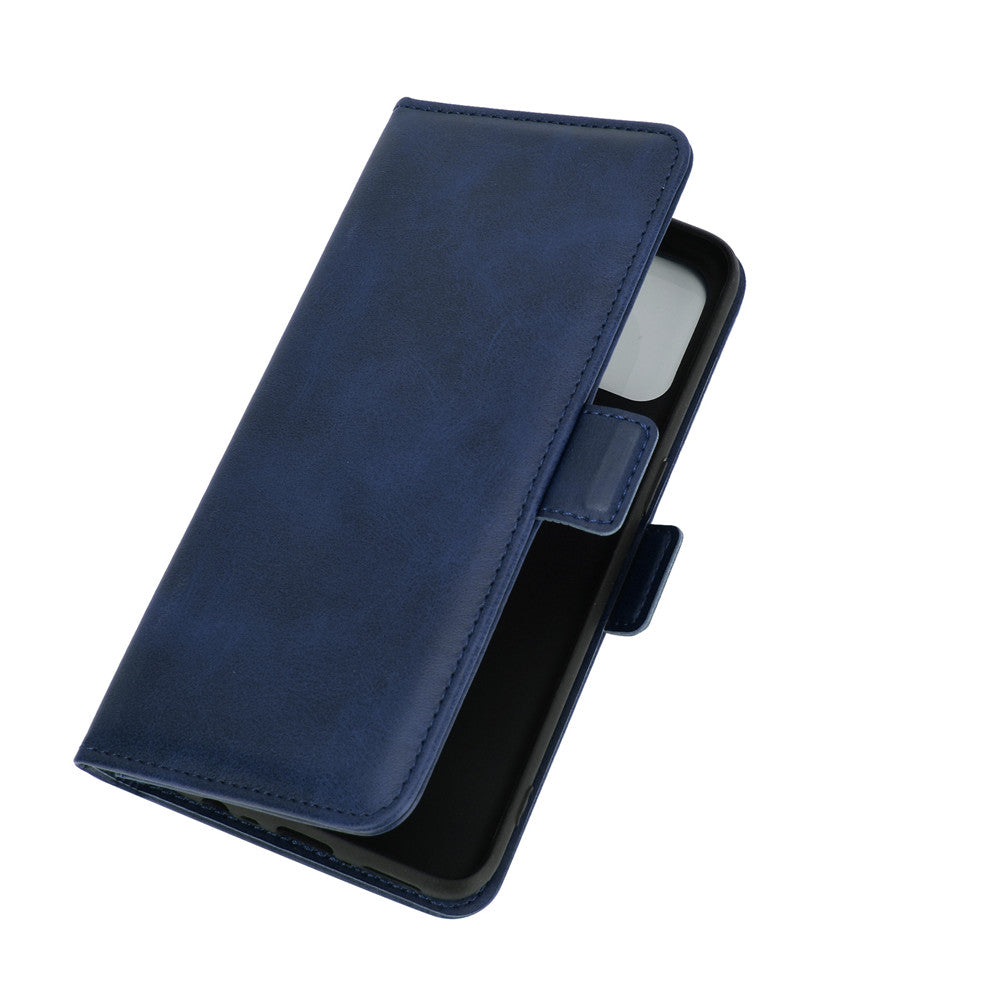 Magnetic Double Clasp Leather Wallet Stand Cover for OPPO A53 (2020)