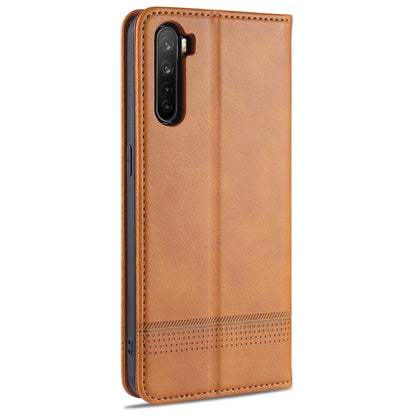 AZNS Auto-absorbed Leather Wallet Stand Case for OPPO A91