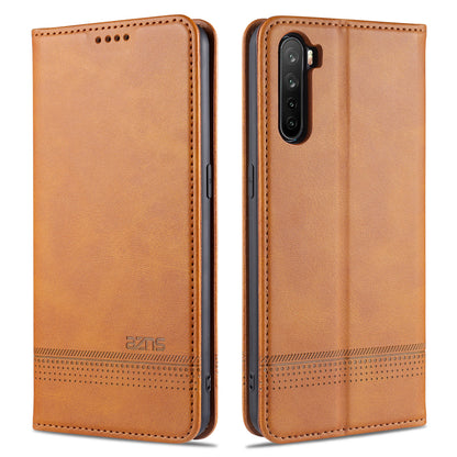 AZNS Auto-absorbed Leather Wallet Stand Case for OPPO A91