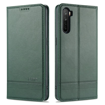 AZNS Auto-absorbed Leather Wallet Stand Case for OPPO A91