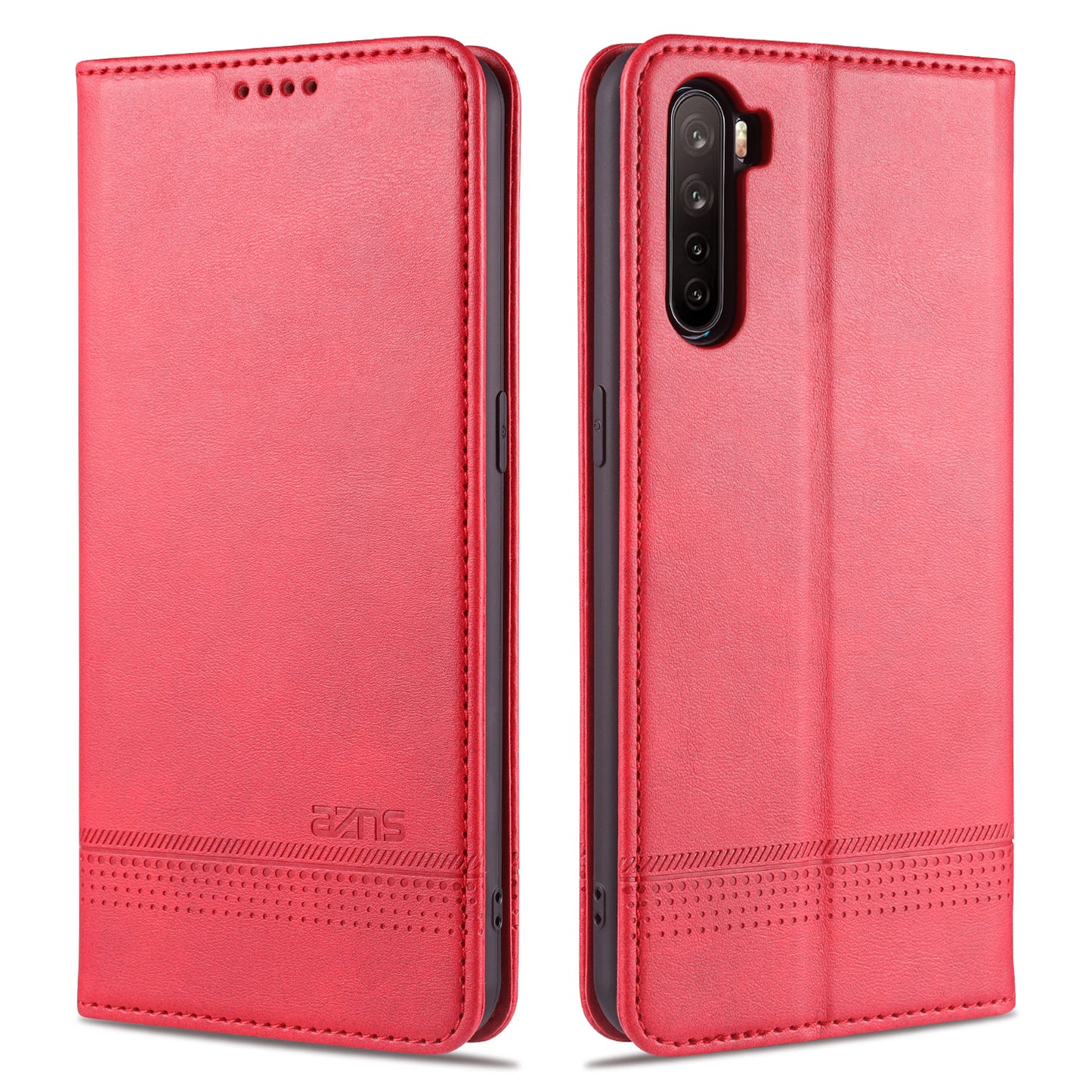 AZNS Auto-absorbed Leather Wallet Stand Case for OPPO A91