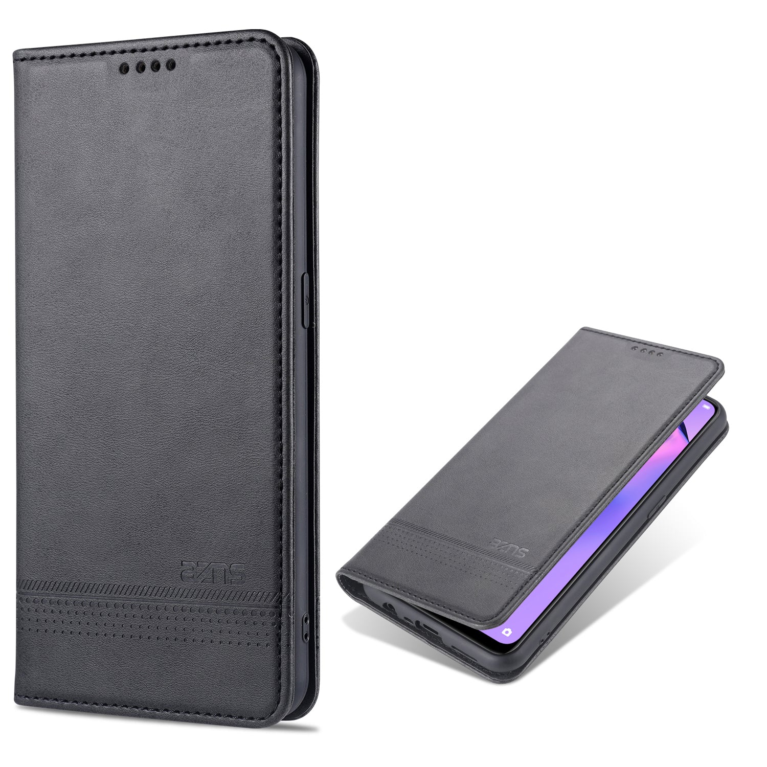 AZNS Auto-absorbed Leather Wallet Stand Case for OPPO A91