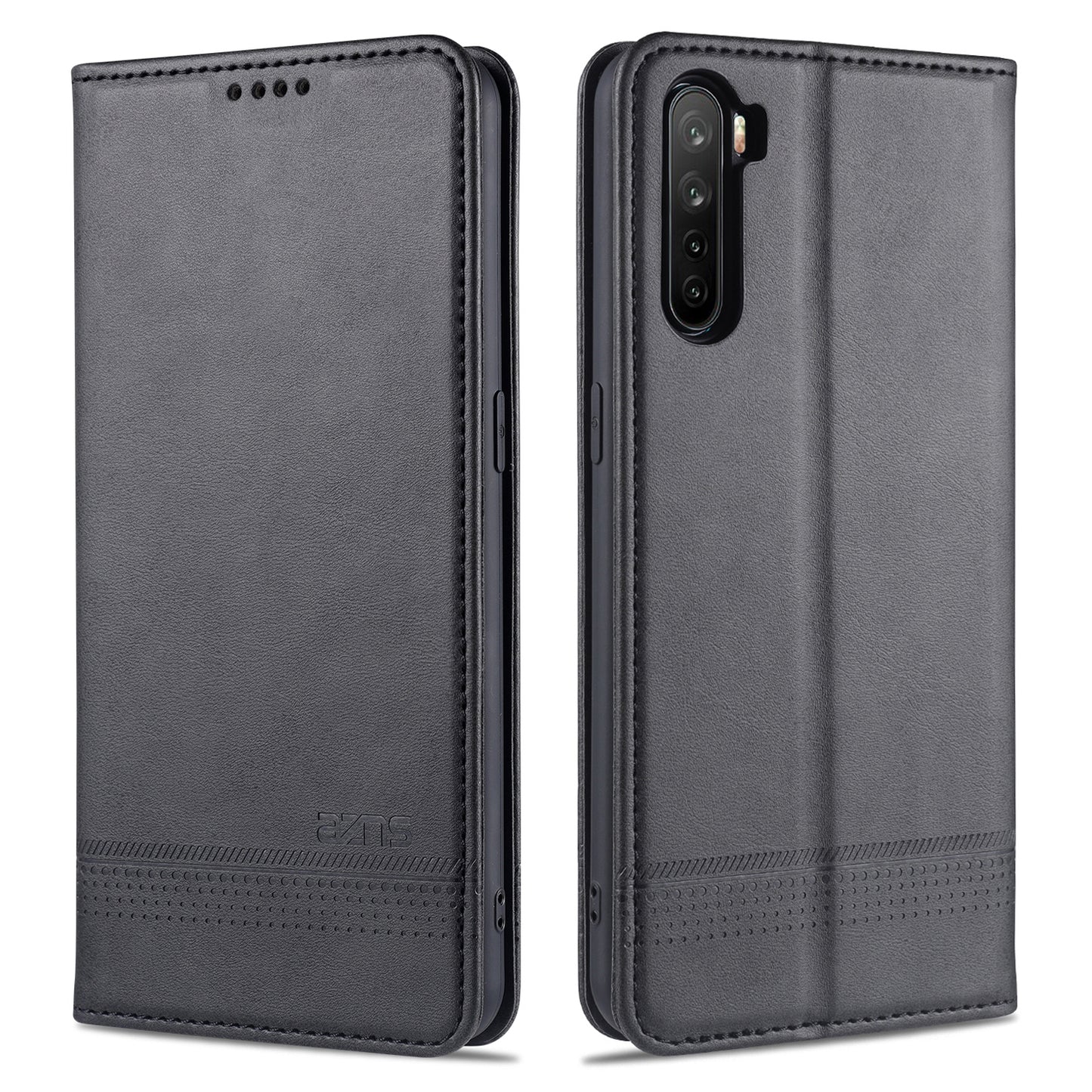 AZNS Auto-absorbed Leather Wallet Stand Case for OPPO A91