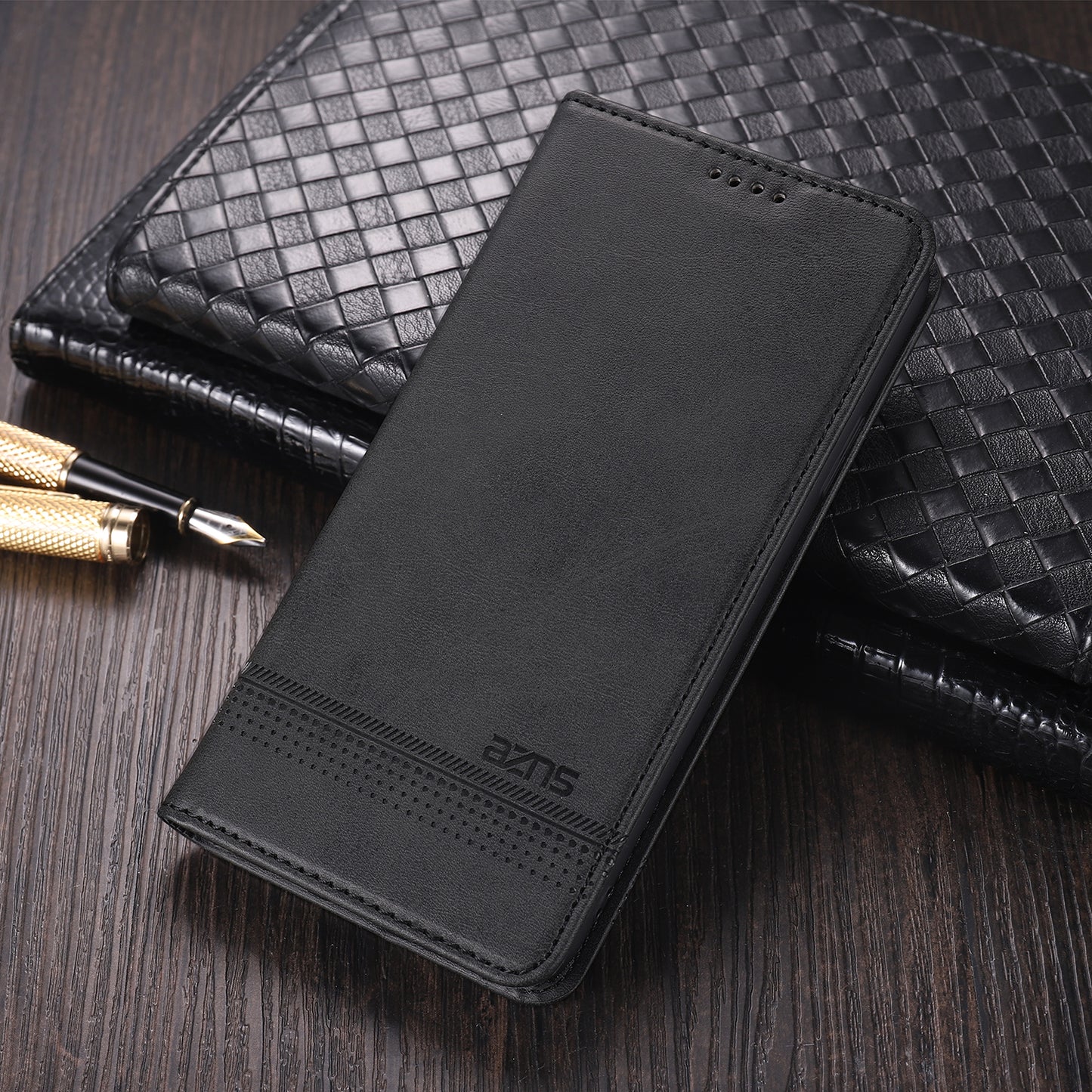 AZNS Auto-absorbed Leather Wallet Stand Case for OPPO A91