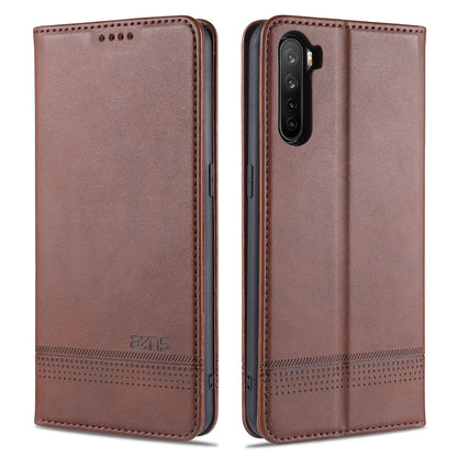 AZNS Auto-absorbed Leather Wallet Stand Case for OPPO A91