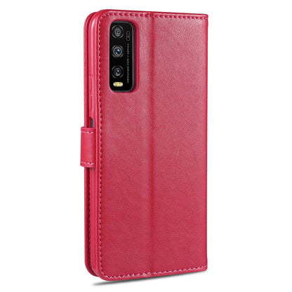 AZNS TPU + PU Leather Phone Protective Case for Vivo Y20/Y20i