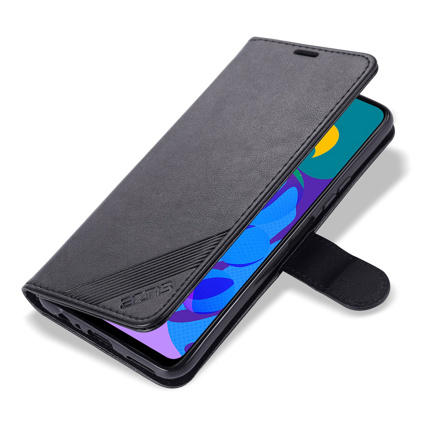 AZNS TPU + PU Leather Phone Protective Case for Vivo Y20/Y20i