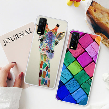 Pattern Printing Soft TPU Back Case for vivo Y20