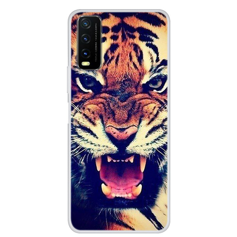 Pattern Printing Soft TPU Back Case for vivo Y20