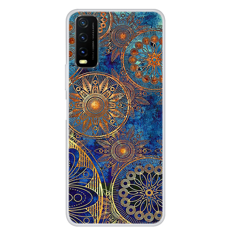 Pattern Printing Soft TPU Back Case for vivo Y20