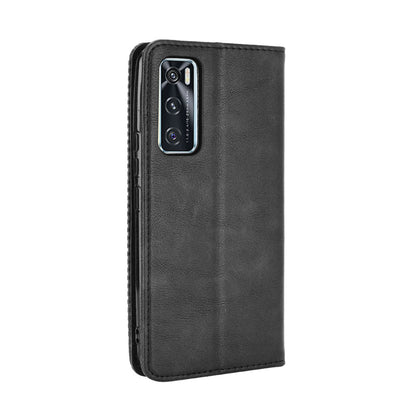 Magnetic Vintage Style Phone Case Wallet Stand Leather Cover for vivo V20 SE / vivo Y70 2020