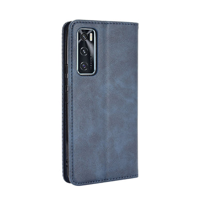 Magnetic Vintage Style Phone Case Wallet Stand Leather Cover for vivo V20 SE / vivo Y70 2020