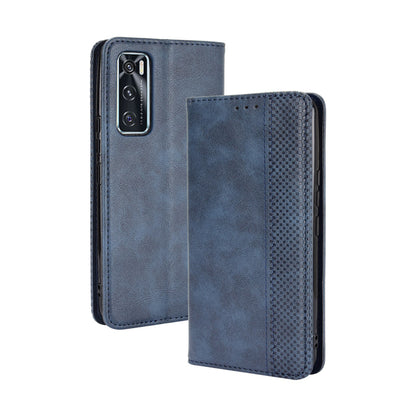 Magnetic Vintage Style Phone Case Wallet Stand Leather Cover for vivo V20 SE / vivo Y70 2020