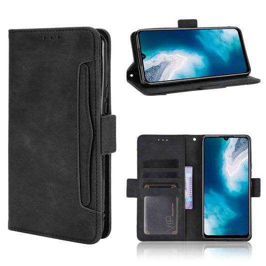 Multiple Card Slots Leather Wallet Mobile Phone Case for vivo V20 SE / vivo Y70 2020