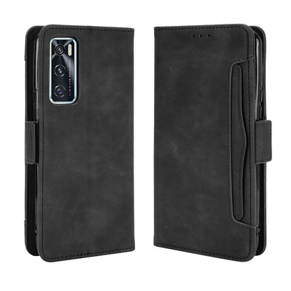 Multiple Card Slots Leather Wallet Mobile Phone Case for vivo V20 SE / vivo Y70 2020