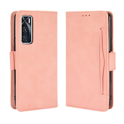 Multiple Card Slots Leather Wallet Mobile Phone Case for vivo V20 SE / vivo Y70 2020