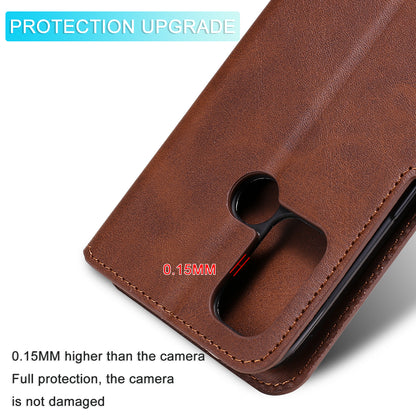 Classic Style Magnetic Clasp Wallet + Stand Flip Leather Phone Case for Oppo A32 (2020)/A53(2020)/Oppo A53s