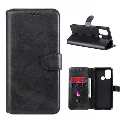 Classic Style Magnetic Clasp Wallet + Stand Flip Leather Phone Case for Oppo A32 (2020)/A53(2020)/Oppo A53s