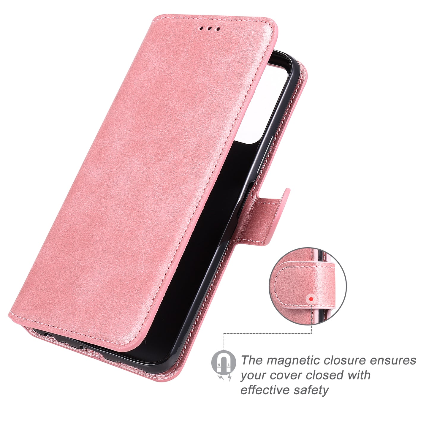 Classic Style TPU Edge + PU Leather Flip Phone Case with Wallet + Stand for Vivo Y20s/ Y20/ Y20i/ Y11s/ iQOO U1x/ Y30 (China)