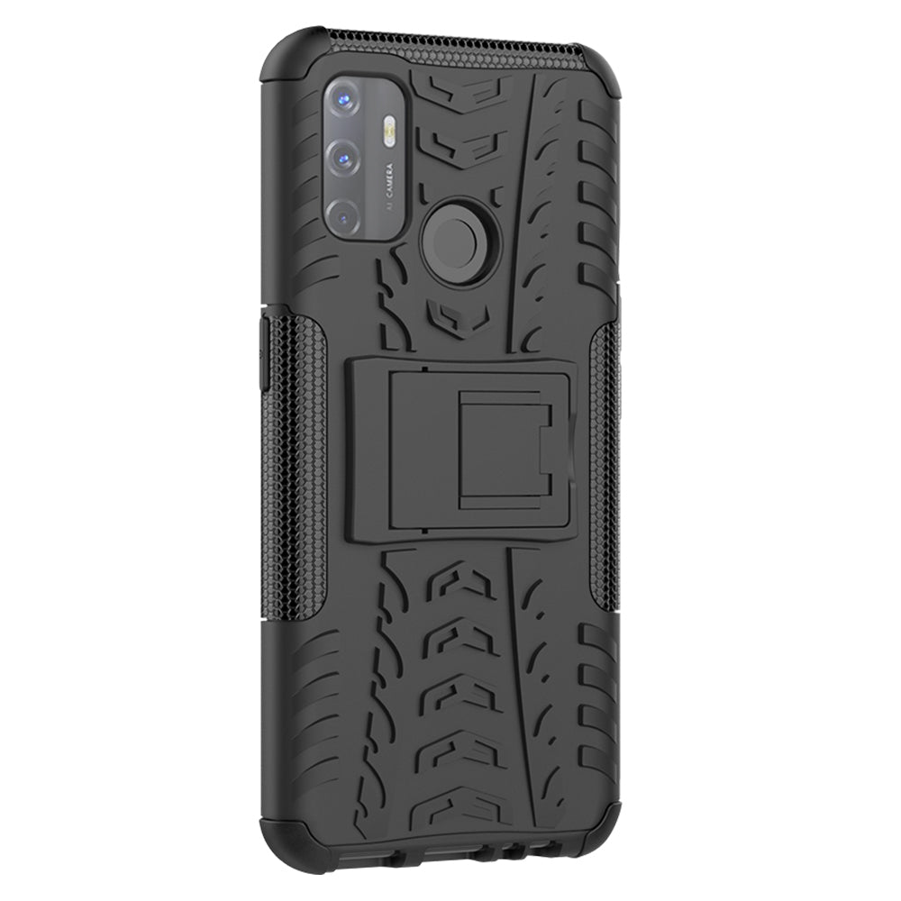 Cool Tyre PC + TPU Hybrid Shell Case for Oppo A53 (2020)