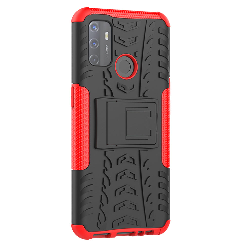 Cool Tyre PC + TPU Hybrid Shell Case for Oppo A53 (2020)