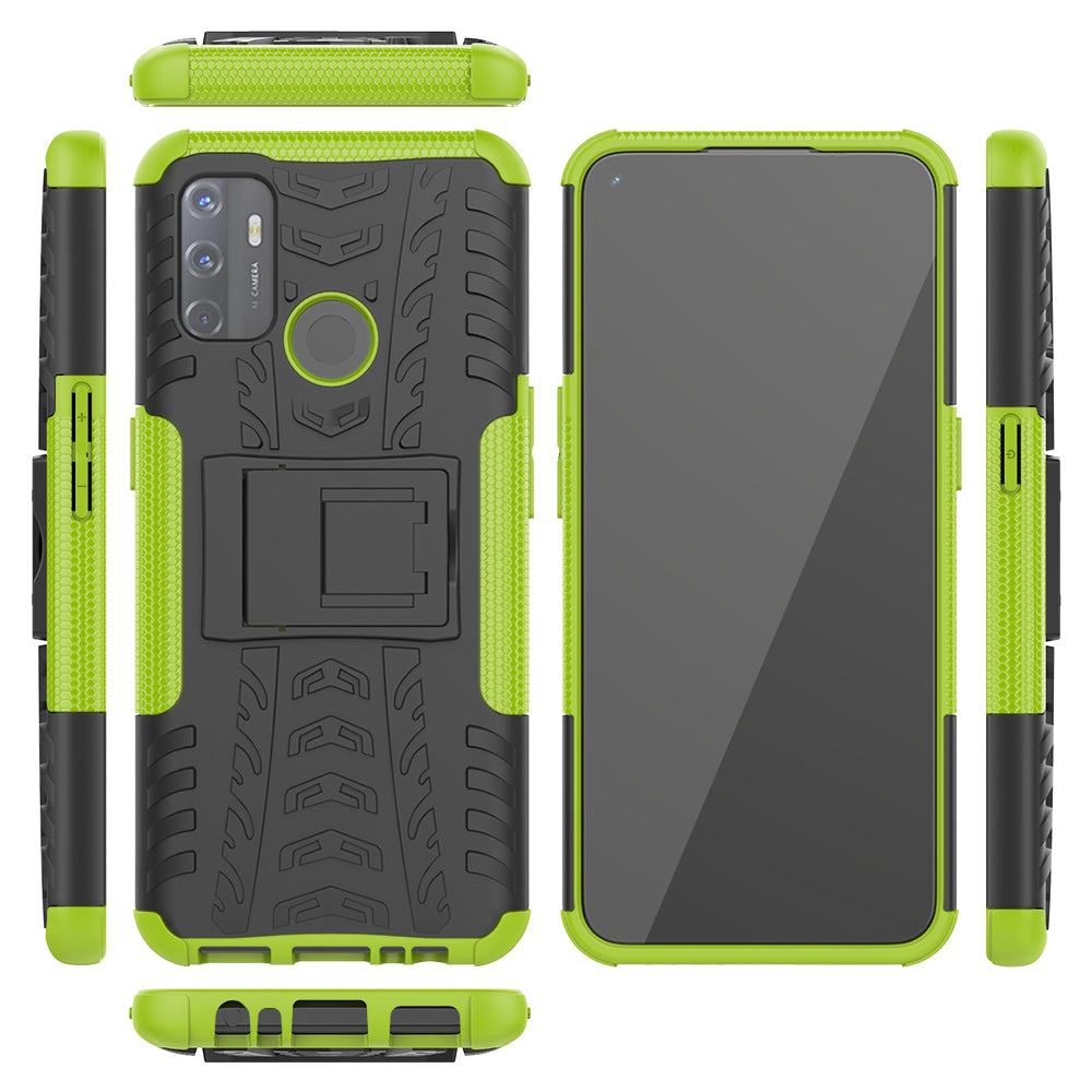 Cool Tyre PC + TPU Hybrid Shell Case for Oppo A53 (2020)