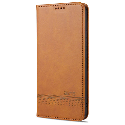 AZNS Automatic Absorbed TPU + PU Leather Mobile Phone Cover with Wallet and Stand for Vivo Y3s/Y17