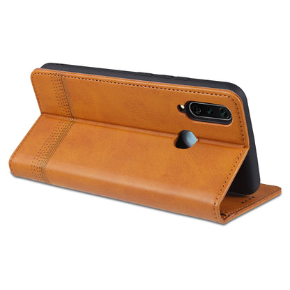 AZNS Automatic Absorbed TPU + PU Leather Mobile Phone Cover with Wallet and Stand for Vivo Y3s/Y17