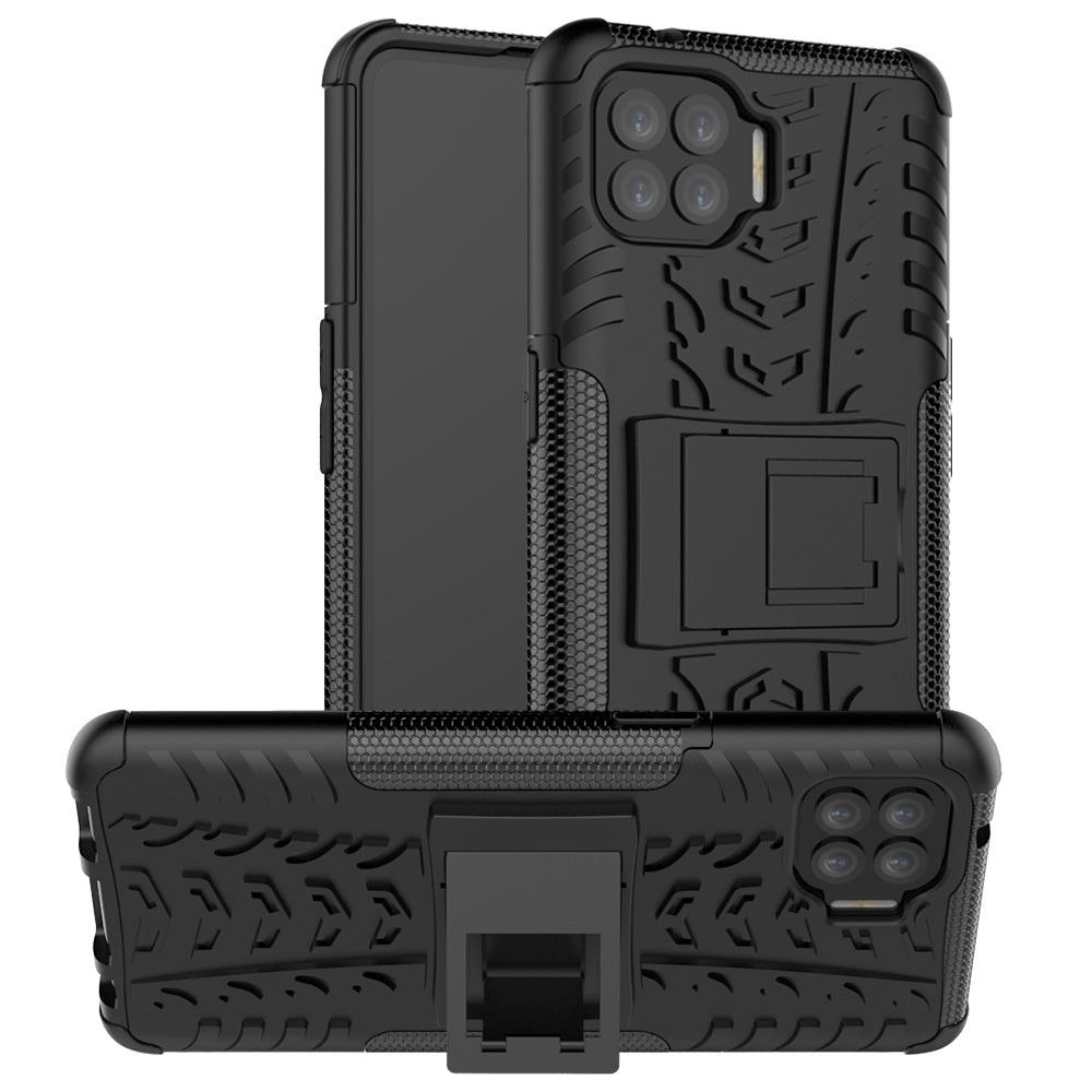 Cool Tyre PC + TPU Hybrid Shell Case for Oppo F17 Pro