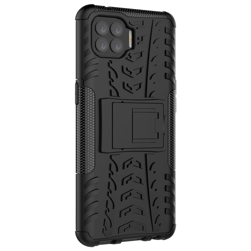 Cool Tyre PC + TPU Hybrid Shell Case for Oppo F17 Pro