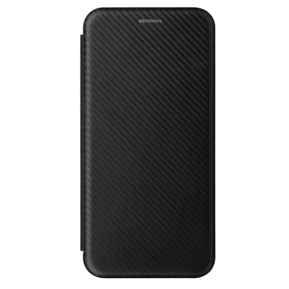 Carbon Fiber Texture Auto-absorbed Leather Protector for OPPO A15 Stand Shell