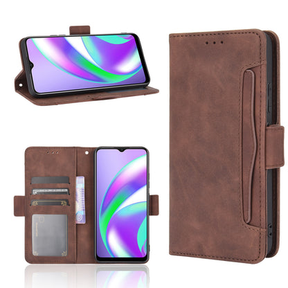 Multiple Card Slots Protective Cover for OPPO A15 Stand Leather Case