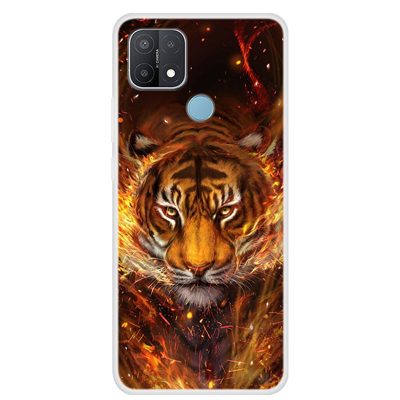 Pattern Printing TPU Phone Back Case for Oppo A15