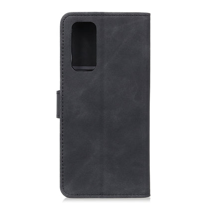 KHAZNEH Retro Style Folio Flip Leather Mobile Phone Wallet Stand Cover Case for Oppo Reno5 Pro Plus 5G/Find X3 Neo