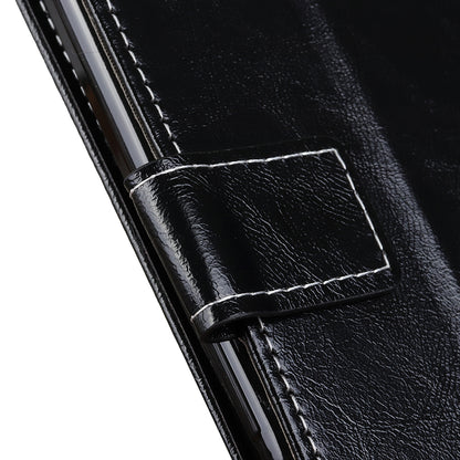 Retro Style Wallet Stand Design Leather Phone Cover Case for Oppo Reno5 5G/Find X3 Lite Crazy Horse Texture Leather Case