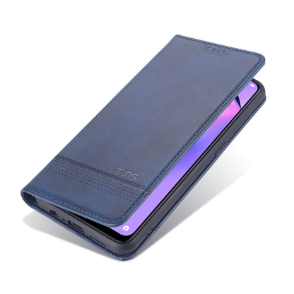 AZNS for Oppo Reno5 5G Auto-absorbed Leather Protector Stand Case