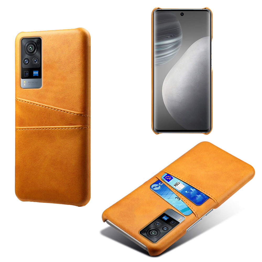 KSQ PC + PU Leather Coated Case with Dual-Card Slots for vivo X60 Pro (China)