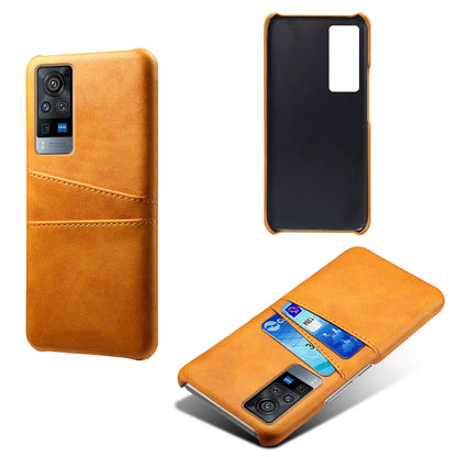 KSQ PC + PU Leather Coated Case with Dual-Card Slots for vivo X60 Pro (China)