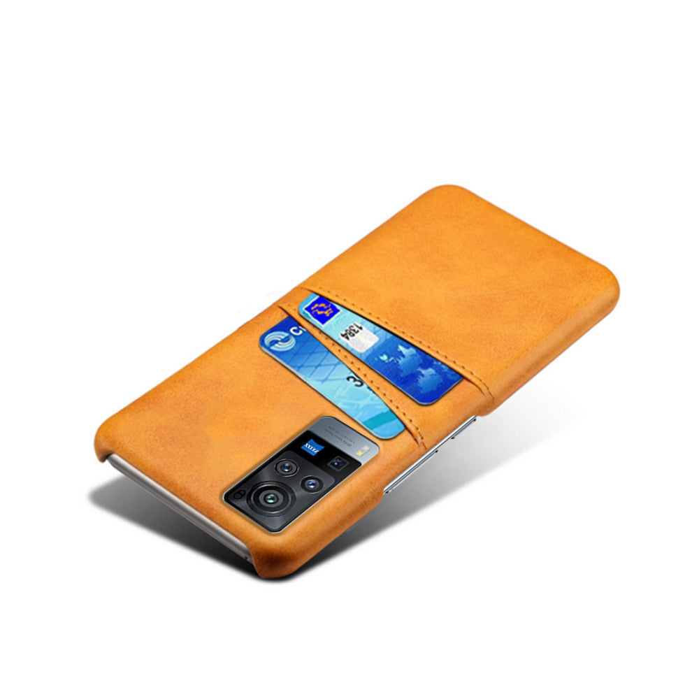 KSQ PC + PU Leather Coated Case with Dual-Card Slots for vivo X60 Pro (China)