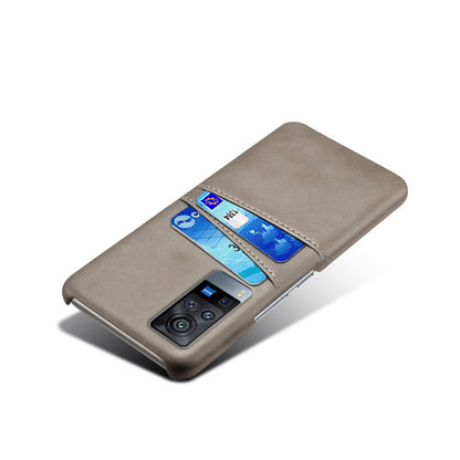 KSQ PC + PU Leather Coated Case with Dual-Card Slots for vivo X60 Pro (China)