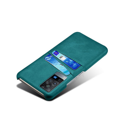 KSQ PC + PU Leather Coated Case with Dual-Card Slots for vivo X60 Pro (China)