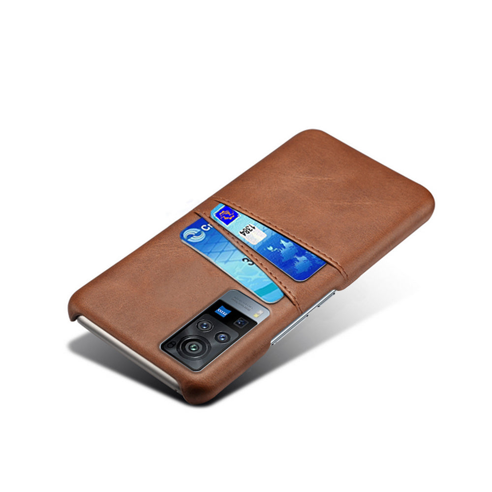 KSQ PC + PU Leather Coated Case with Dual-Card Slots for vivo X60 Pro (China)