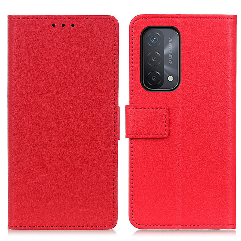 Wallet Stand Design PU Leather Phone Cover Shell Case for Oppo A93 5G