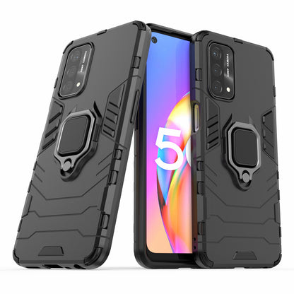 Cool Guard PC + TPU Hybrid Phone Cover with Kickstand for Oppo A93 5G