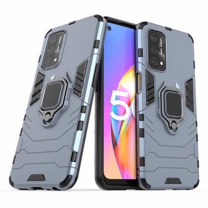 Cool Guard PC + TPU Hybrid Phone Cover with Kickstand for Oppo A93 5G