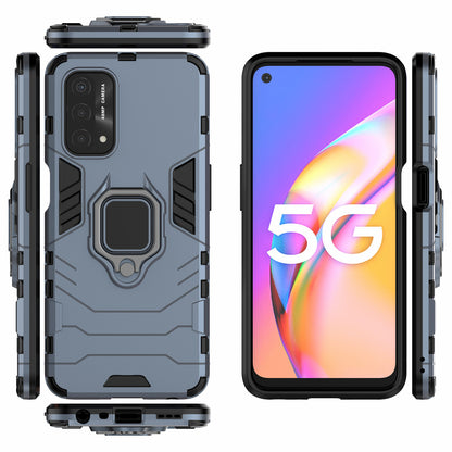 Cool Guard PC + TPU Hybrid Phone Cover with Kickstand for Oppo A93 5G