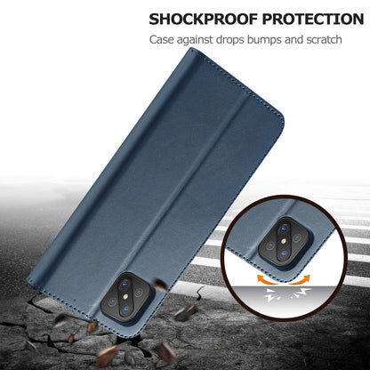 LC.IMEEKE Strong Auto-Absorbed Business Style Leather Phone Cover Shell for Oppo Reno4 Z 5G / Oppo A92s